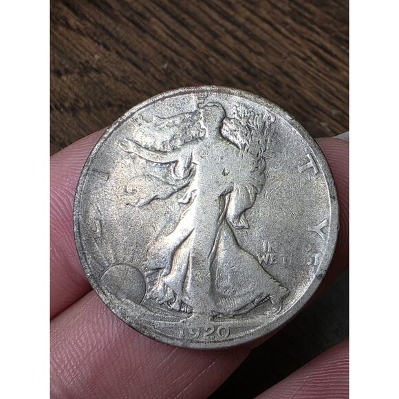 1920 S Walking Liberty Half Dollar Scarce Semi Key Date Silver Walker Coin 3 - Picture 15 of 16
